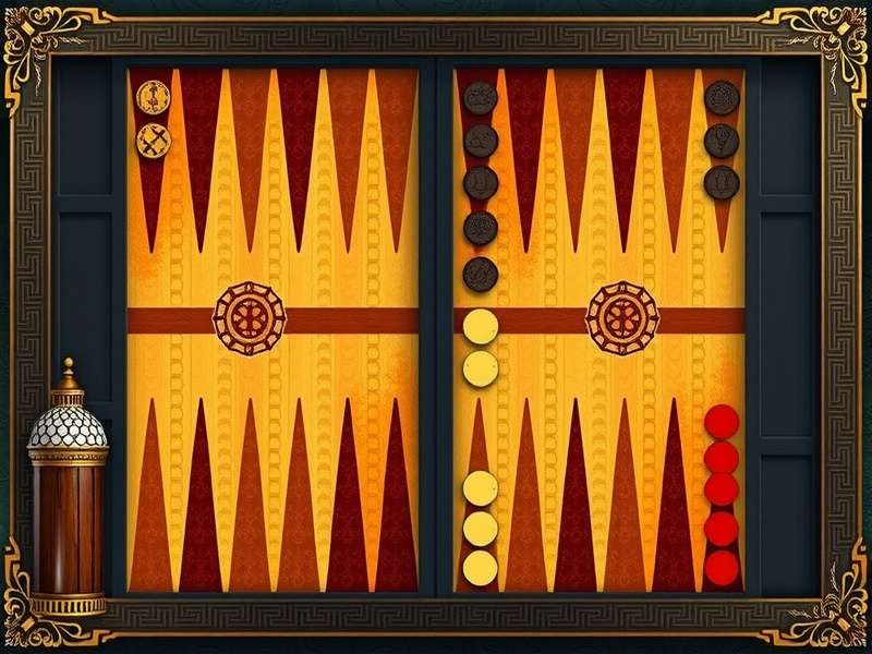 Gujarat Backgammon winning position example