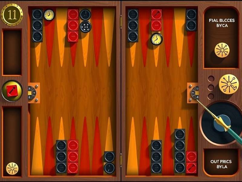 Modern digital version of Gujarat Backgammon